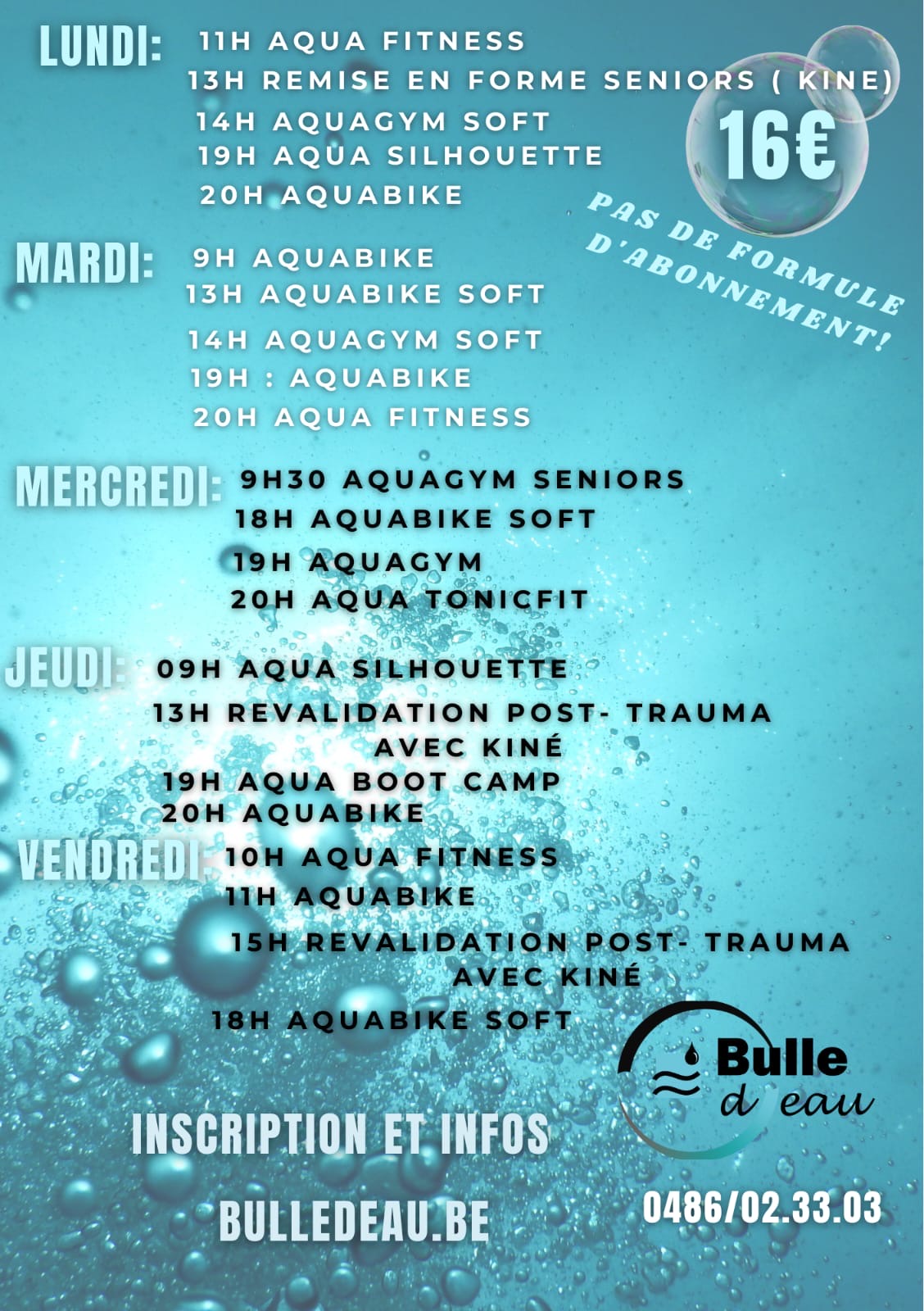 Cours adultes Flyer 1