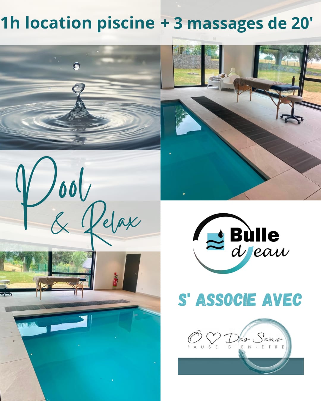 Pool & Relax - Bulle d'Eau x ô Cœur des Sens